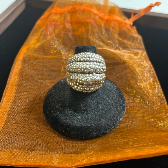 Bat-Ami Sterling Ring Signed Marked 925 Size 6-1/2 - Picture 3 of 8